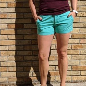 Banana Republic Teal Shorts. Women’s Size 4. No Signs Of Wear. Hampton Fit